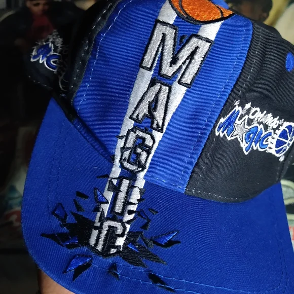 Vintage Orlando Magic 3D Hoop Snapback Cap Hat Logo 7 - Picture 3 of 7